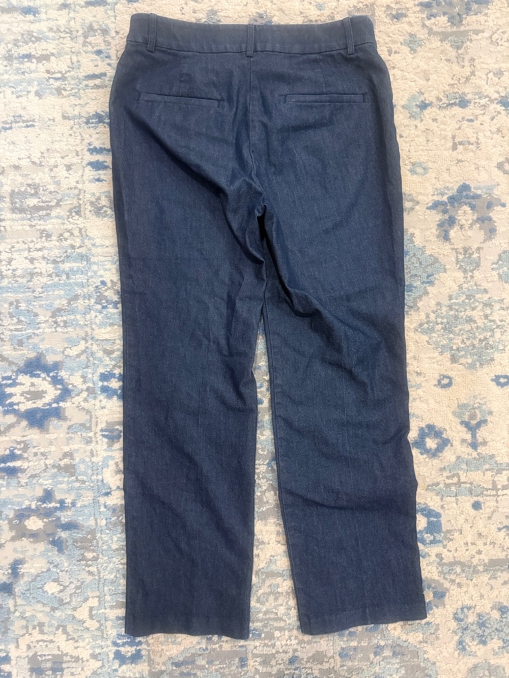 LOFT Refined Denim Straight-Leg Women's Pants - Picture 3 of 3